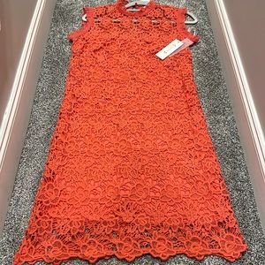 Coral Lace dress ( prefect for wedding guest)